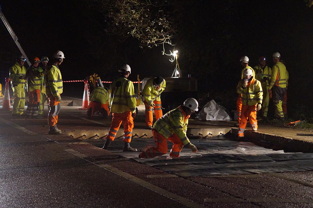  M23 Concrete Bay Removal LMS Highways